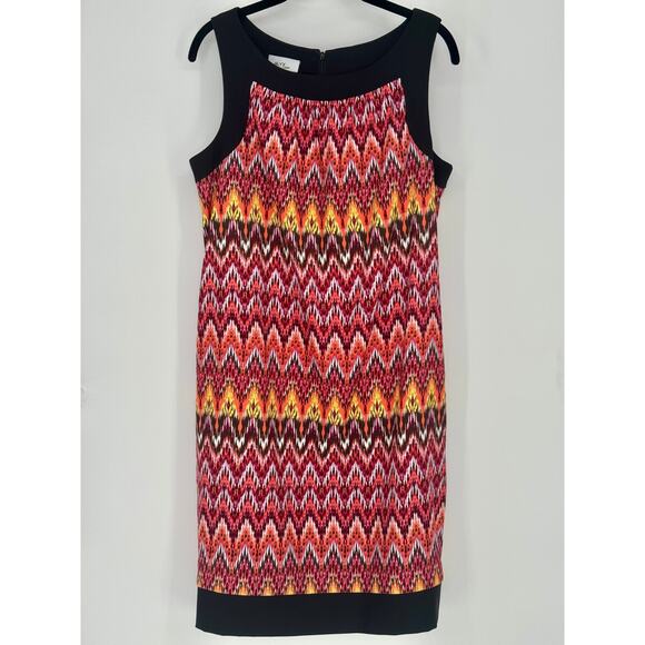 ALYX Limited Vibrant Chevron Pattern Sleeveless Dress size 12 - Picture 1 of 4
